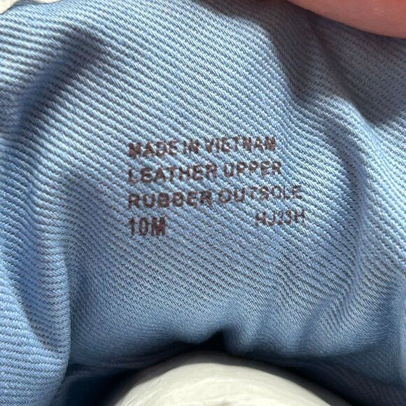 Michael Kors Georgie Trainer Leather Lace Up Sneakers French Blue Women 10M NWB - Picture 9 of 10